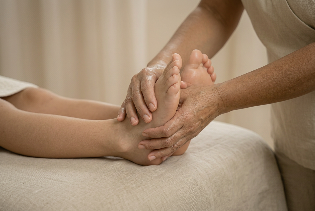 Kiddies Massage at Ban Kracheng